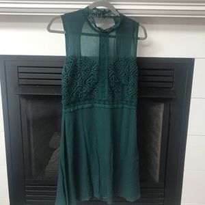 Francesca’s: Emerald Green Dress (WORN ONCE)